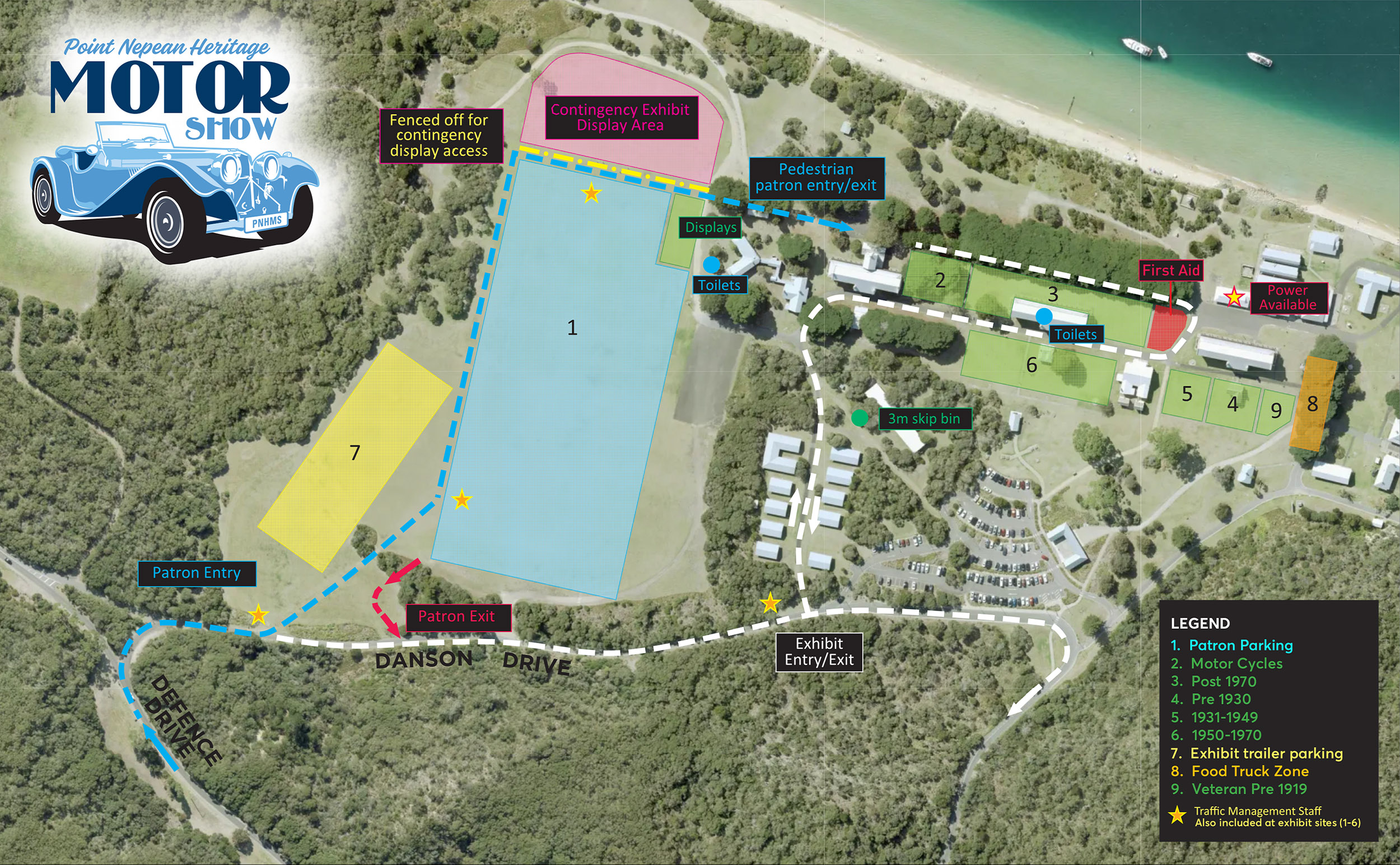 Site Map Point Nepean Heritage Motor Show