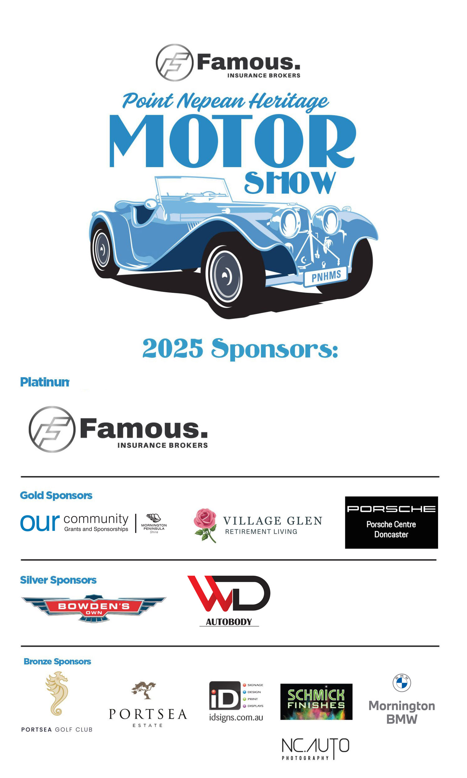 Sponsors-2025-portrait-V3 2025 Sponsors - Point Nepean Heritage Motor Show